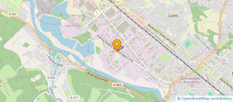 localisation de l'entreprise GARAGE JOSE  LONS