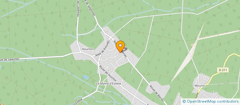 localisation de l'entreprise GARAGE JOULE  SAINT-AUBIN-DE-MEDOC