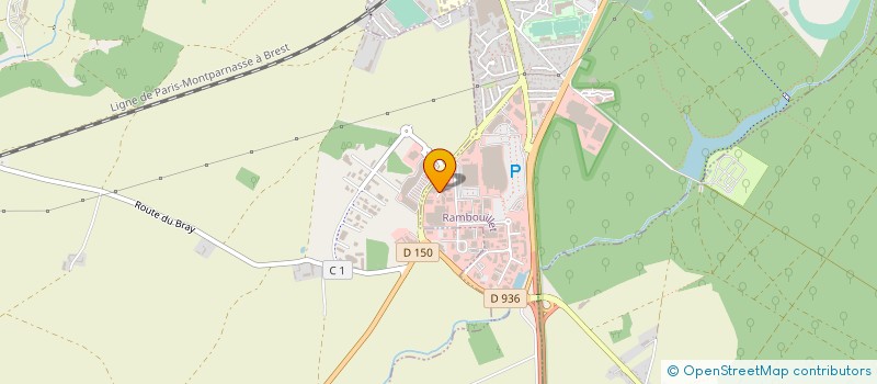 localisation de l'entreprise GARAGE JUGUEN à RAMBOUILLET