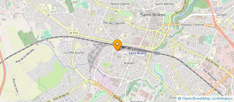 localisation de l'entreprise GARAGE JULES FERRY à SAINT-BRIEUC