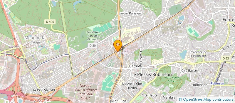 localisation de l'entreprise GARAGE JULES SIMON à CLAMART