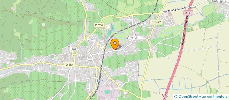 localisation de l'entreprise GARAGE KASTLER  BARR