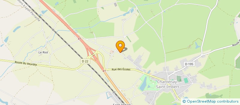 localisation de l'entreprise GARAGE KENTIN à CHANTENAY-SAINT-IMBERT