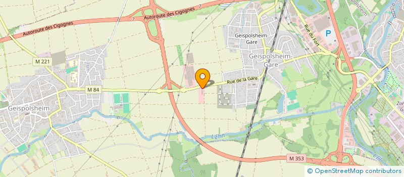 localisation de l'entreprise GARAGE KERRMANN  GEISPOLSHEIM