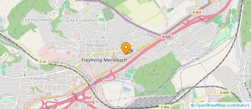 localisation de l'entreprise GARAGE KEYNGO  FREYMING-MERLEBACH