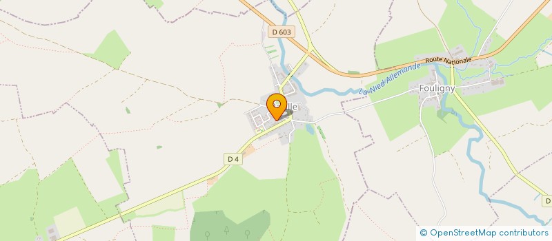 localisation de l'entreprise GARAGE KIEFFER FRERES  OGY-MONTOY-FLANVILLE