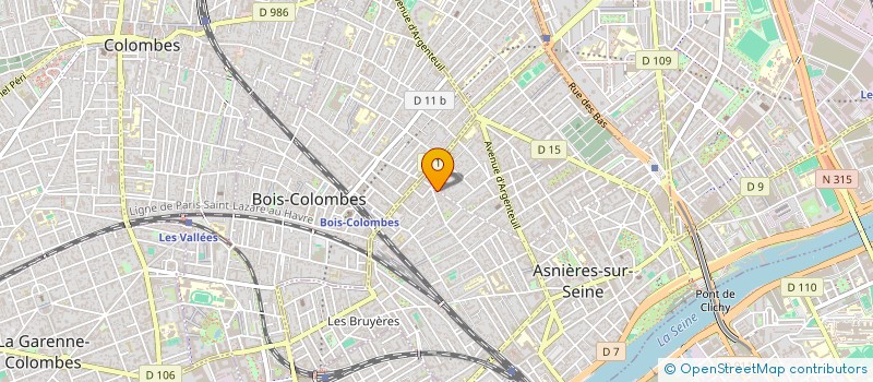 localisation de l'entreprise GARAGE KS  ASNIERES-SUR-SEINE