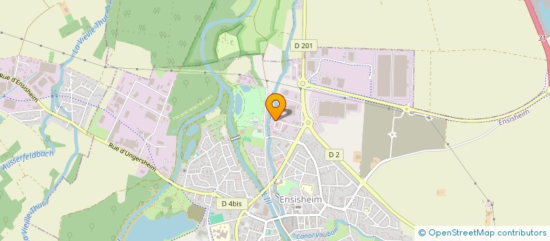 localisation de l'entreprise GARAGE L'ETOILE D'ARGENT  ENSISHEIM