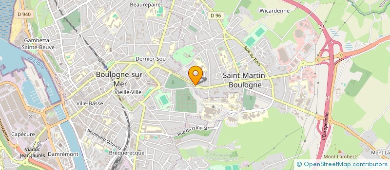 localisation de l'entreprise GARAGE LA DERNIERE CHANCE à SAINT-MARTIN-BOULOGNE