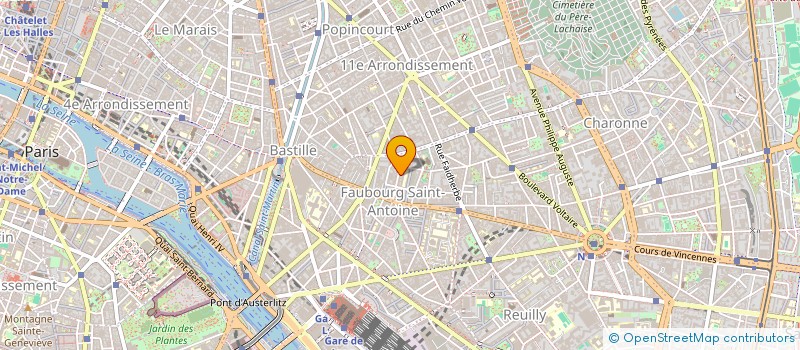 localisation de l'entreprise GARAGE LA MAIN D'OR à PARIS