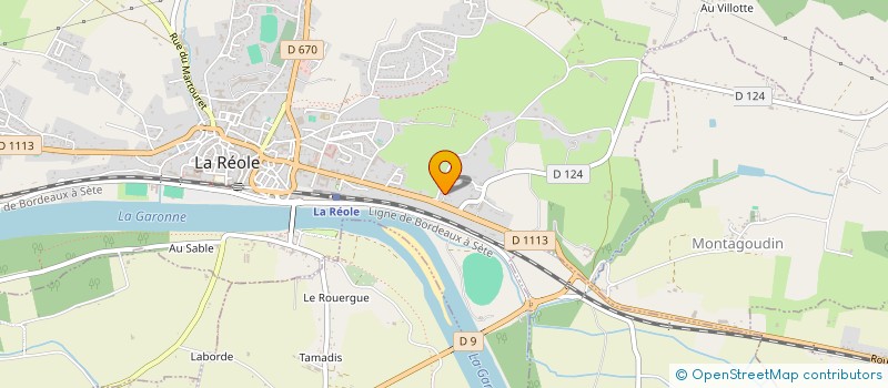 localisation de l'entreprise GARAGE LA RECLUSE  LA REOLE