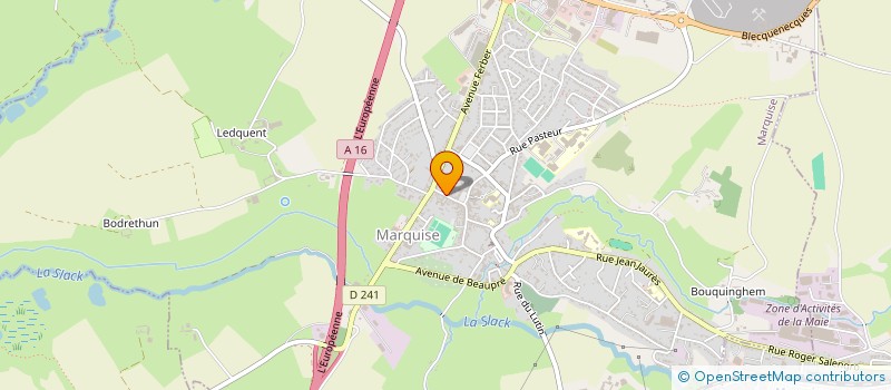 localisation de l'entreprise GARAGE LACHERE REMY  WACQUINGHEN