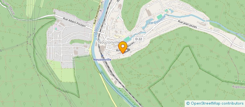 localisation de l'entreprise GARAGE LAFAYETTE  NOUZONVILLE