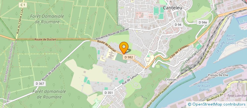 localisation de l'entreprise GARAGE LAFORET 2  CANTELEU