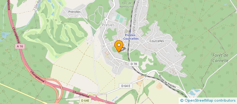 localisation de l'entreprise GARAGE LARVET à PRESLES