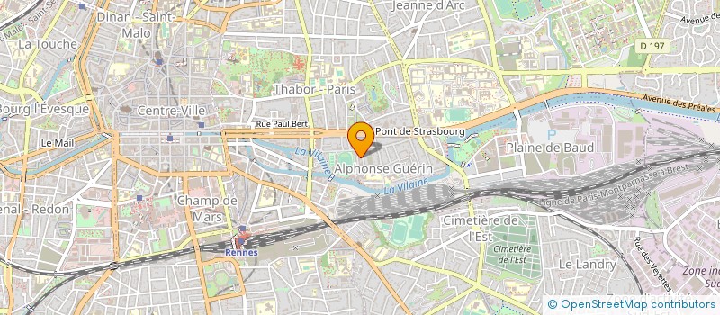 localisation de l'entreprise GARAGE LAURENT  RENNES