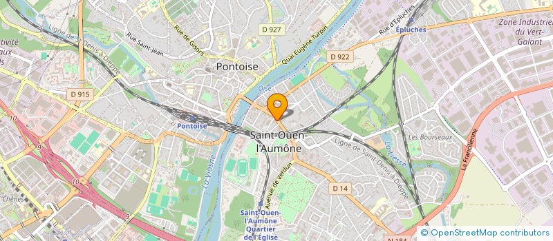 localisation de l'entreprise GARAGE LE AUTOMOBILES à SAINT-OUEN-L'AUMONE