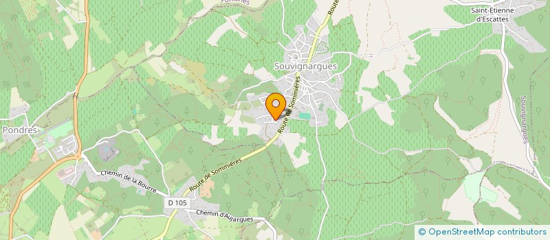 localisation de l'entreprise GARAGE LE CIGALOIS  SOUVIGNARGUES