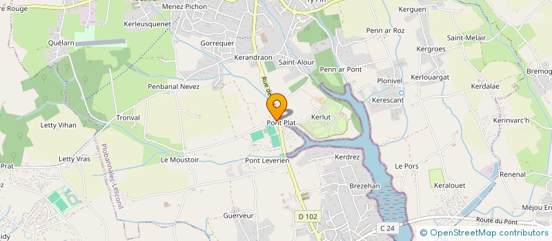 localisation de l'entreprise GARAGE LE CLOAREC  PLOBANNALEC-LESCONIL