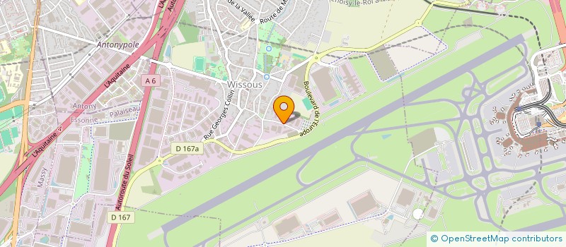 localisation de l'entreprise GARAGE LE COLOMBIER à WISSOUS