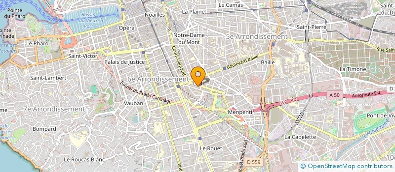 localisation de l'entreprise GARAGE LE GOUFFE  MARSEILLE