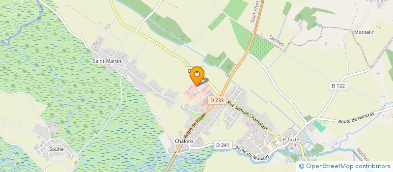 localisation de l'entreprise GARAGE LE GUA AUTO SPORT  LE GUA