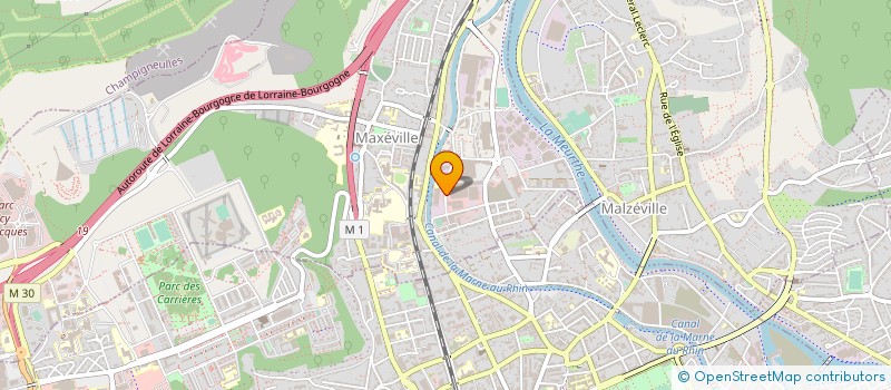 localisation de l'entreprise GARAGE LE MAXEVILLOIS  MAXEVILLE