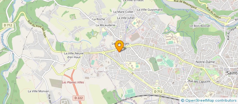 localisation de l'entreprise GARAGE LE MIGNOT à SAINT-BRIEUC