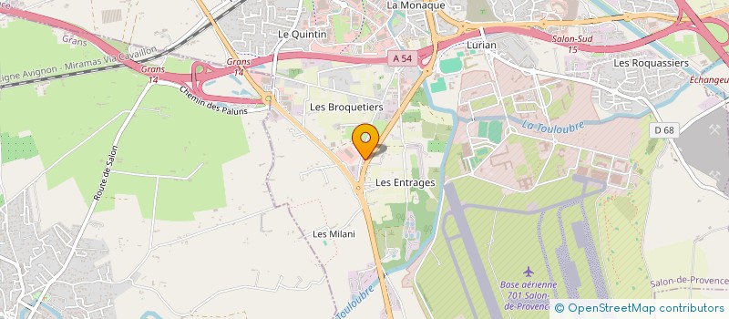 localisation de l'entreprise GARAGE LE NATIONAL à SALON-DE-PROVENCE