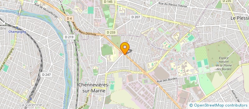 localisation de l'entreprise GARAGE LE PLESSIS à FREJUS