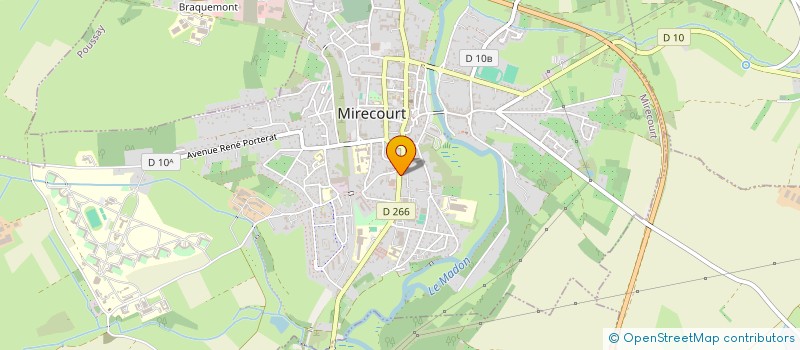 localisation de l'entreprise GARAGE LE PUITS  MIRECOURT