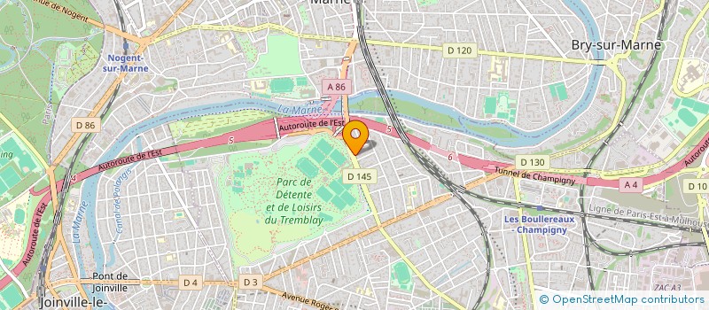 localisation de l'entreprise GARAGE LE RELAIS  CHAMPIGNY-SUR-MARNE