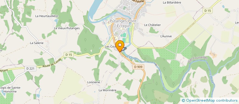 localisation de l'entreprise GARAGE LEBON CONSTANTIN à PUTANGES-LE-LAC