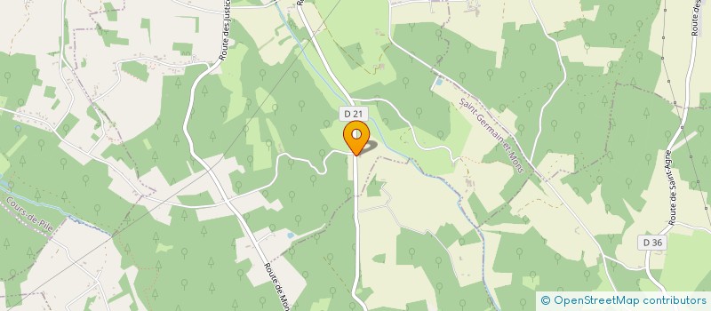 localisation de l'entreprise GARAGE LECOINTE  SAINT-GERMAIN-ET-MONS