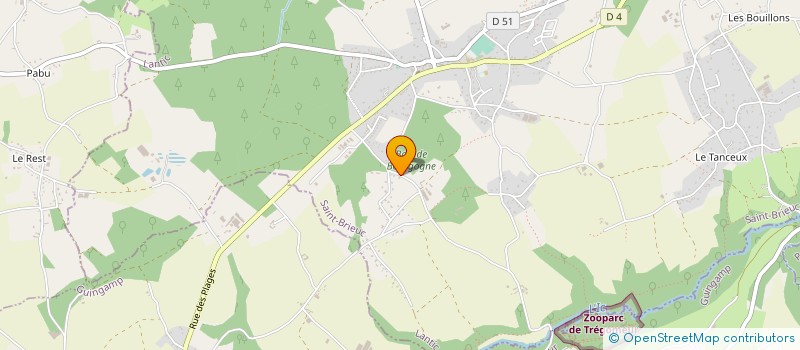 localisation de l'entreprise GARAGE LECUYER à LANTIC