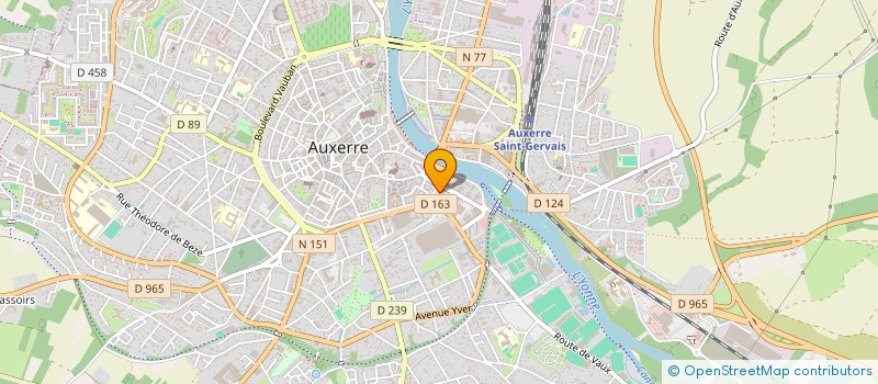 localisation de l'entreprise GARAGE LELU à AUXERRE