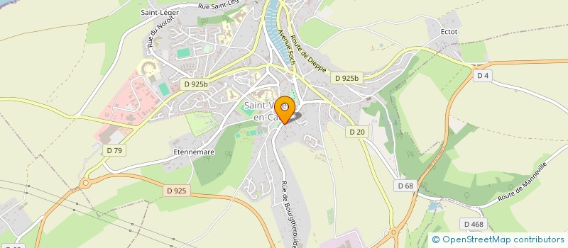 localisation de l'entreprise GARAGE LEPRINCE FAUVEL à SAINT-VALERY-EN-CAUX