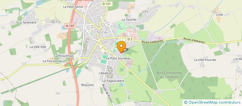 localisation de l'entreprise GARAGE LEPVRIER à TREFFIEUX
