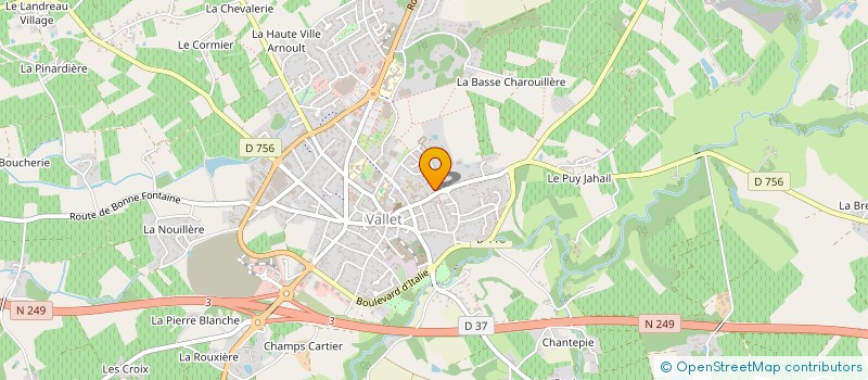 localisation de l'entreprise GARAGE LERAY à VALLET