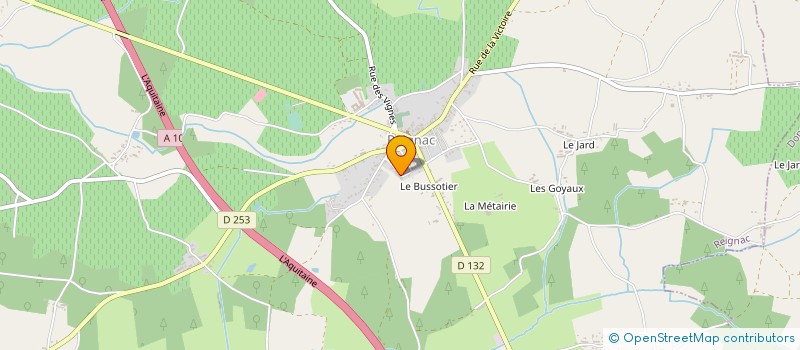 localisation de l'entreprise GARAGE LES AMIS DES ANCIENNES à REIGNAC