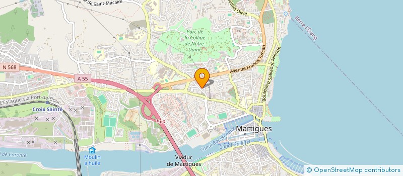 localisation de l'entreprise GARAGE LES RAYETTES à MARTIGUES