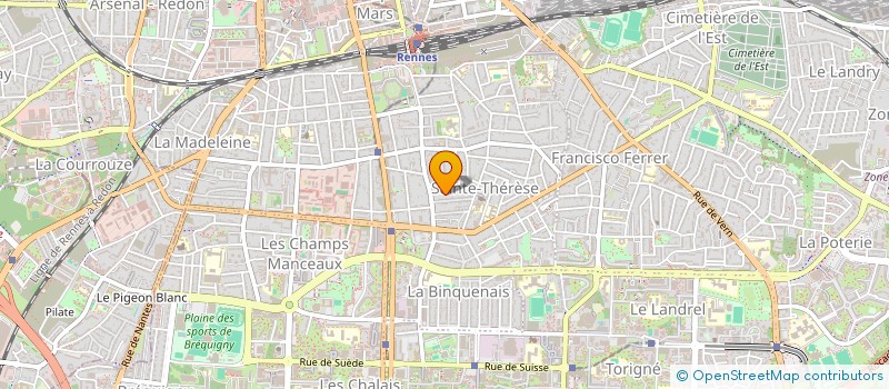 localisation de l'entreprise GARAGE LESAGE  RENNES