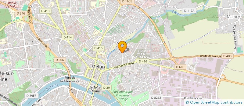 localisation de l'entreprise GARAGE LEVASSEUR à MELUN