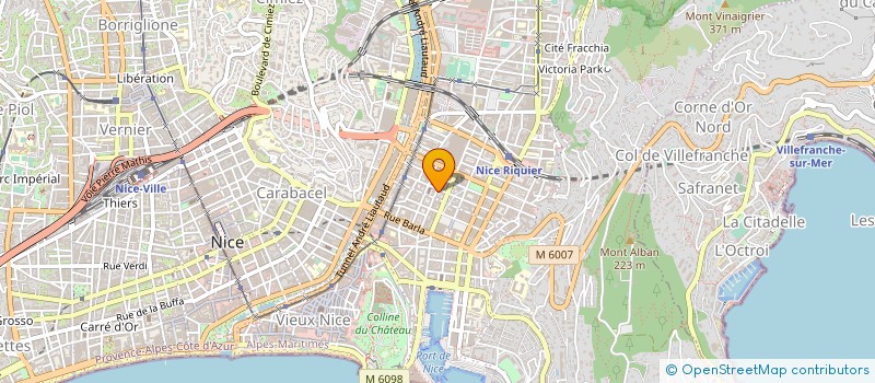 localisation de l'entreprise GARAGE LG à NICE