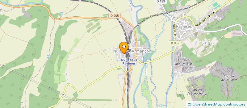 localisation de l'entreprise GARAGE LIBERTE  NUITS