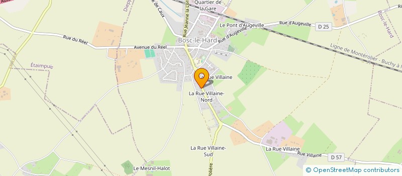 localisation de l'entreprise GARAGE LIEBERT à BOSC-LE-HARD