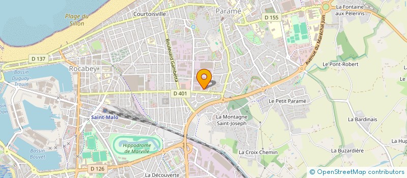 localisation de l'entreprise GARAGE LIONEL GARCIA  SAINT-MALO