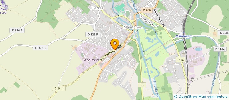 localisation de l'entreprise GARAGE LOCHON J M à PIERRES