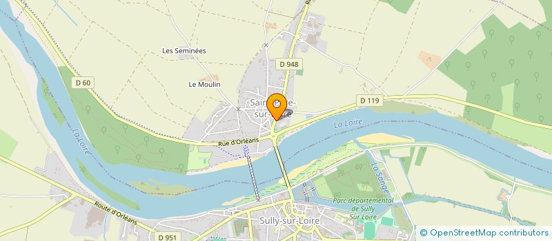 localisation de l'entreprise GARAGE LOIRE SOLOGNE SARL à SAINT-PERE-SUR-LOIRE