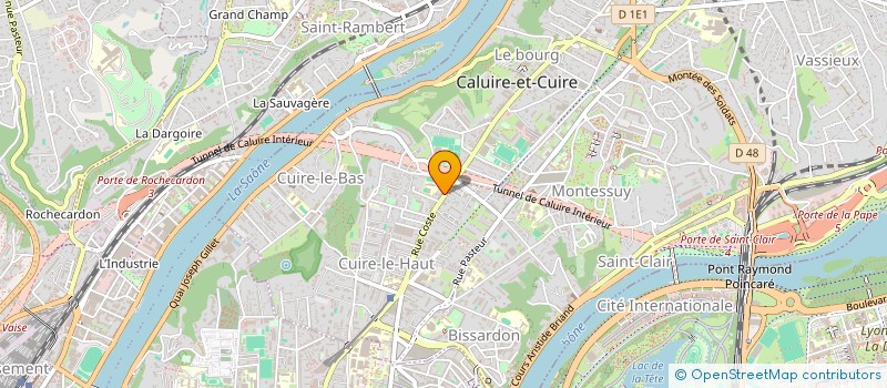 localisation de l'entreprise GARAGE LOSSERAND à CALUIRE-ET-CUIRE